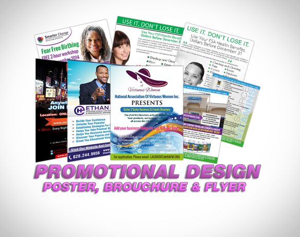 Brochure, Flyer & Poster